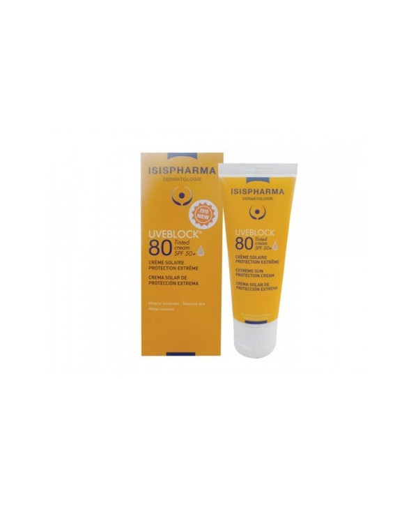 Isis Pharma UVEBLOCK ECRAN SPF 80 TEINTE, 40 ml