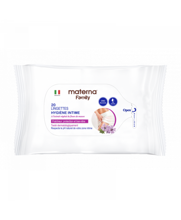 Materna Lingettes Intimes 20 Pièces