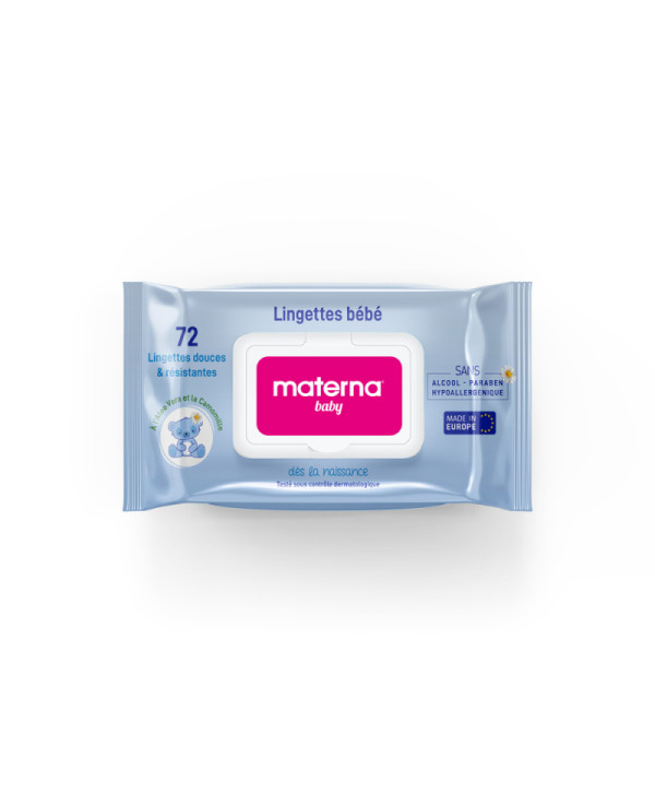 Materna Lingettes Bébé 72 pièces